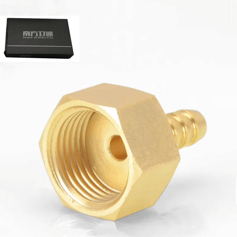 南方卫通 铜宝塔接头 内丝宝塔嘴快速接头 格林转换接头 皮管氧气管煤气咀接头4分(4分*12咀头)图片