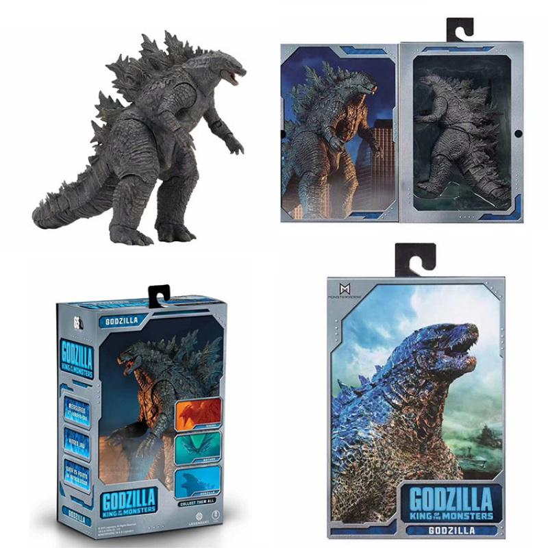 NECA2019新哥斯拉2怪兽手办SHM基多拉三头龙模型玩具玩偶软胶 2019哥斯拉15cm 国产高清大图