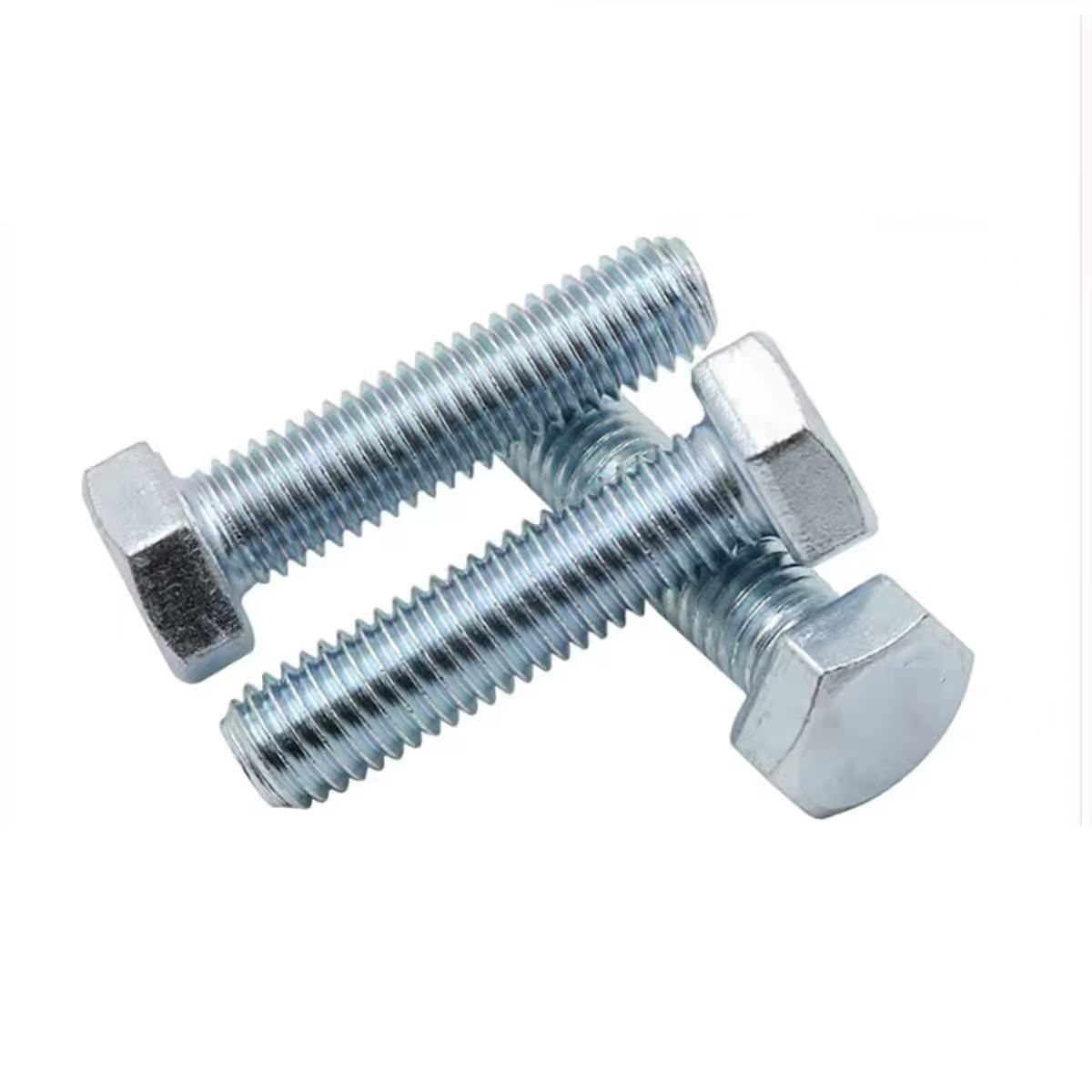 伟鹏双兴 4.8级镀锌外六角螺丝螺栓 M4*30mm/个高清大图