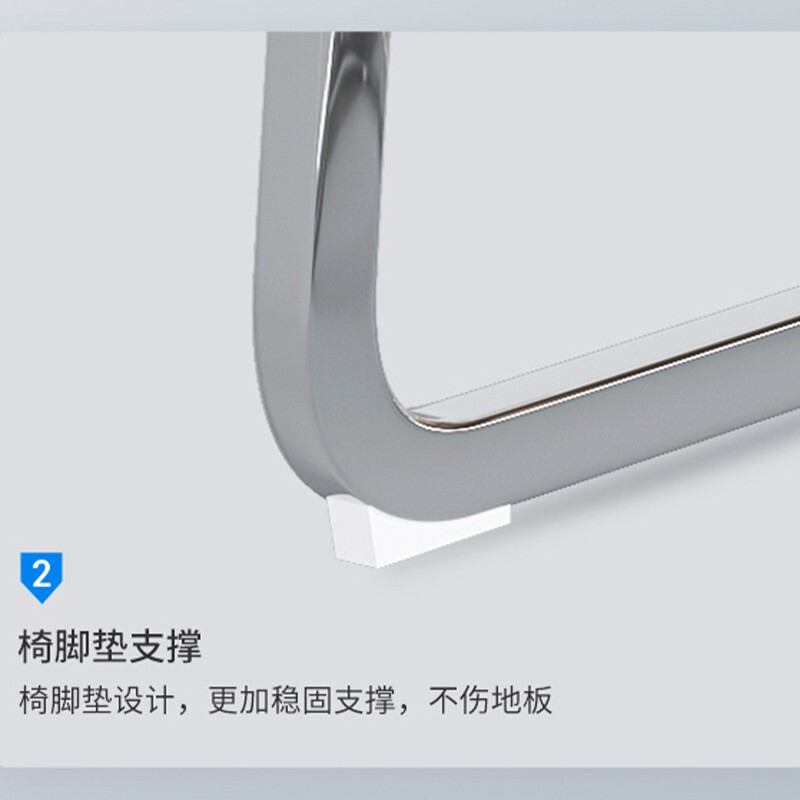 域赢 弓形椅电脑椅办公椅 职员会议椅 班前椅老板总裁椅 人体工学皮质弓形椅子