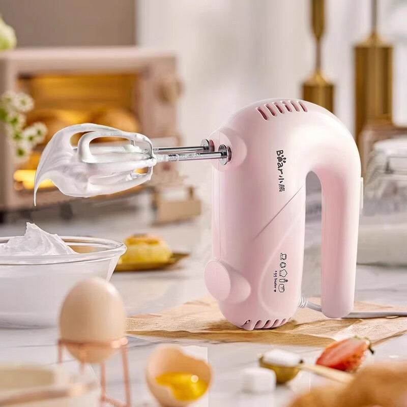 小熊(bear)打蛋器奶油便捷家用发电动打蛋烘焙专用神器配收纳盒静音打蛋机DDQ-A01G1