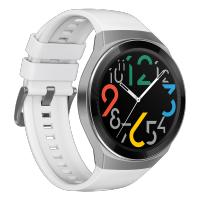 华为(HUAWEI)智能手表 WATCH GT2e 活力款 冰川白 实时心率蓝牙手表 移动支付2周续航 华为gt2e 时尚男女士通用手表 户外运动手表