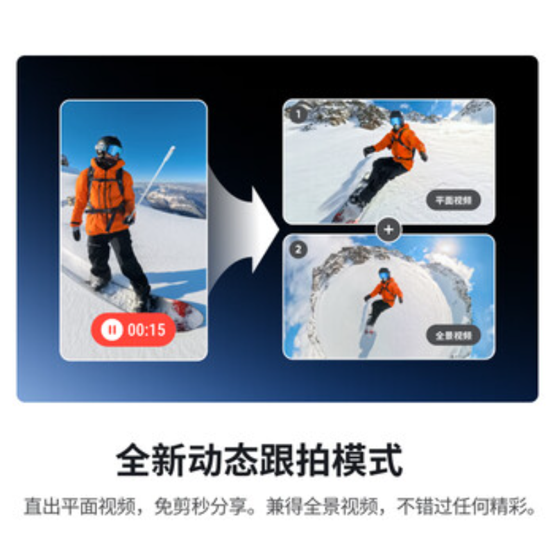 影石(Insta360) 全景运动相机 X5全能套装白色高清大图