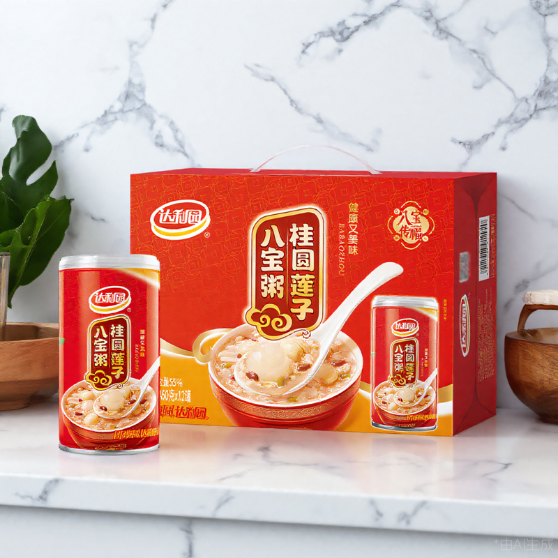 达利园桂圆莲子八宝粥360g*12罐整箱礼盒装营养早餐速食品送礼佳品