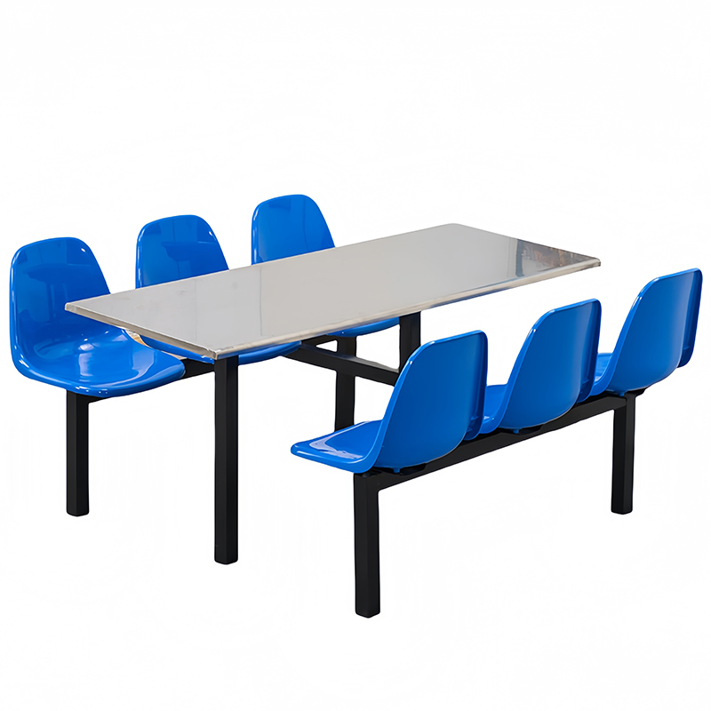 芙瑞塔连体餐桌 1.6*1.6米套高清大图