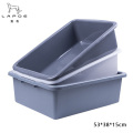 猎豹 安检筐塑料方盆收纳箱收餐盆53*38*15cm/个
