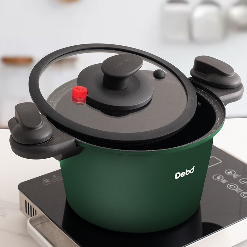 Debo 德铂汤锅微压不粘炖汤锅低压力煲汤锅燃气电磁炉通用高清大图