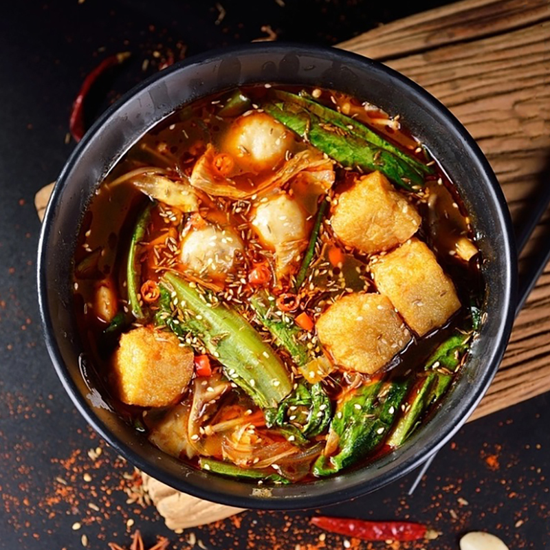 东北老式麻辣烫大碗黏糊麻辣烫夜宵速食自煮半成品正宗特产袋装