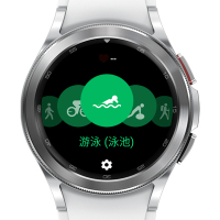 三星 SAMSUNG Galaxy Watch4 Classic 智能手表 Wear OS系统 蓝牙通话 42mm 雪川银