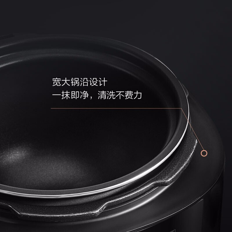 爱仕达(ASD)5L电压力锅 双胆聚能发热盘加热AP-F50E166高清大图