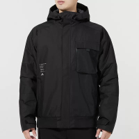 Adidas阿迪达斯男子休闲时尚运动潮流服连帽防风夹克外套 HD0356 Z HD0355 S