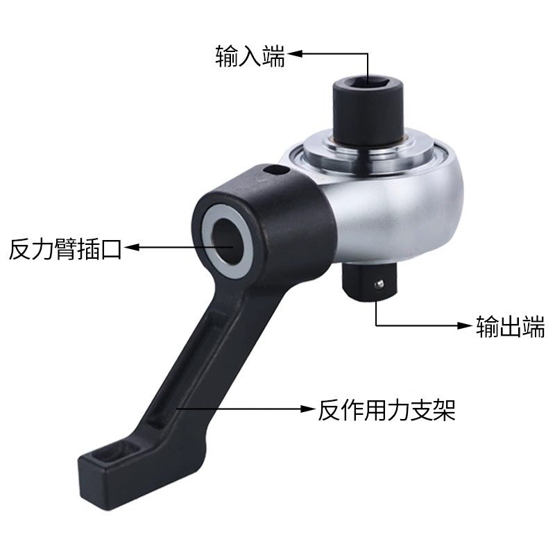 赫德世嘉(HEARDSGA) 大增力力矩扭矩力扭力省力减速套筒扳手增倍倍力倍增器 台湾2700N.m 1:5放大