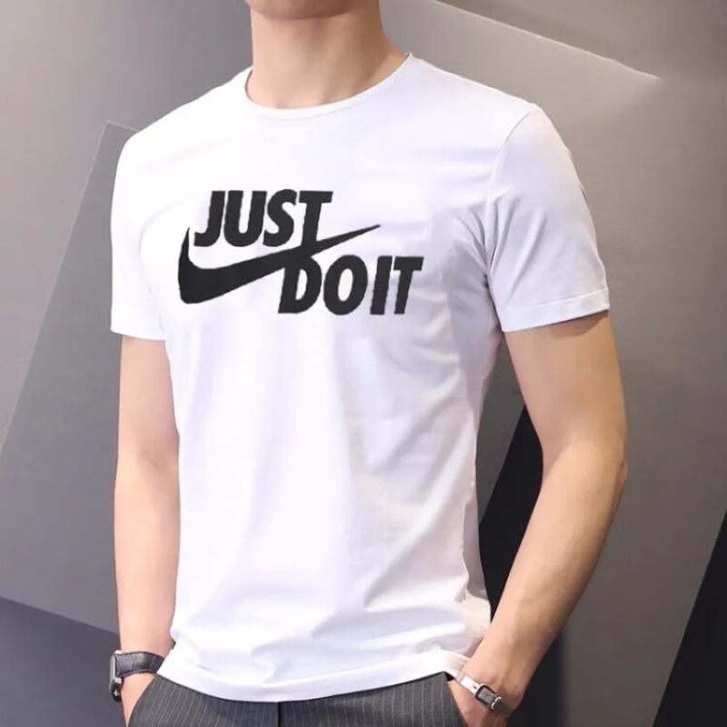 耐克（NIKE）短袖男装跑步运动休闲透气舒适圆领半袖T恤AR5007-100高清大图