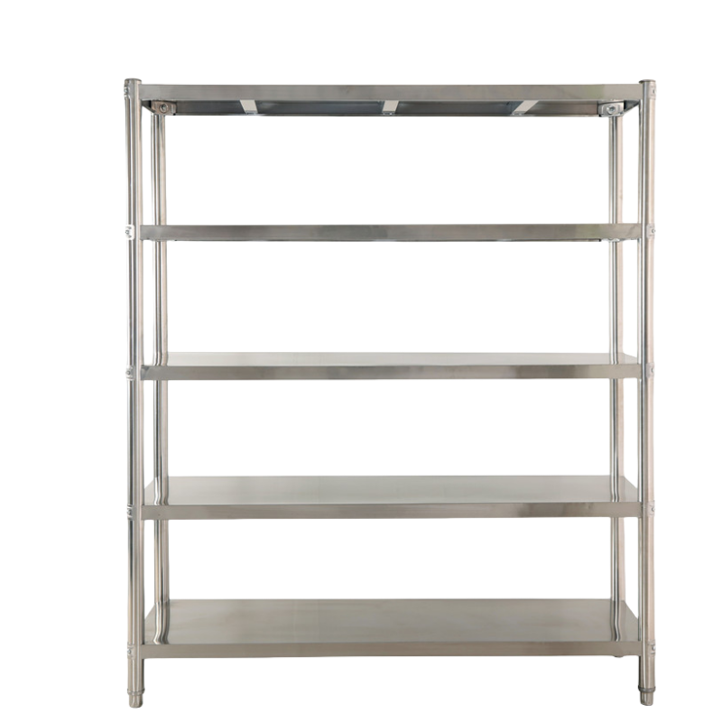 妙礼不锈钢货架五层1000*500*1800mm组高清大图