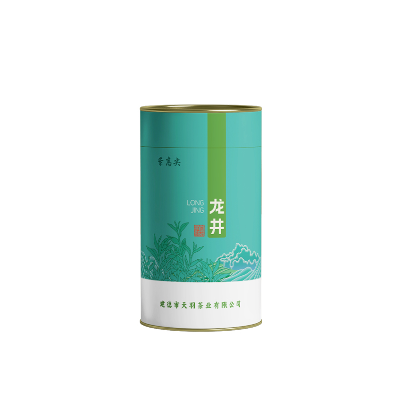 紫高尖一级龙井茶250g罐装高清大图