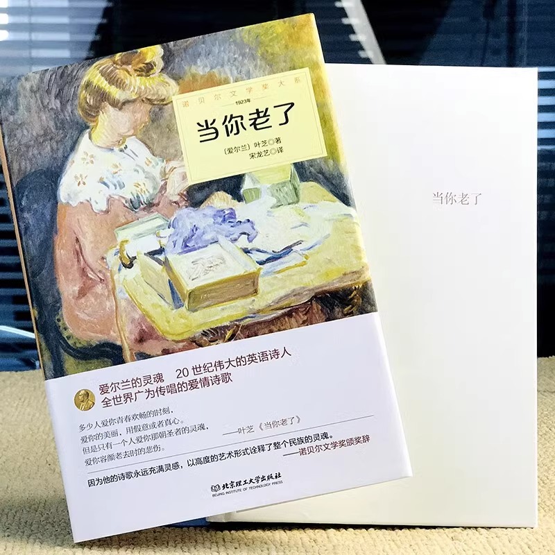 [正版]当你老了叶芝诗选诗集原著完整无删减外国诗歌诺贝尔文学奖书系北京理工大学出版社叶芝抒情诗选爱情诗歌集世界文学名著书高清大图