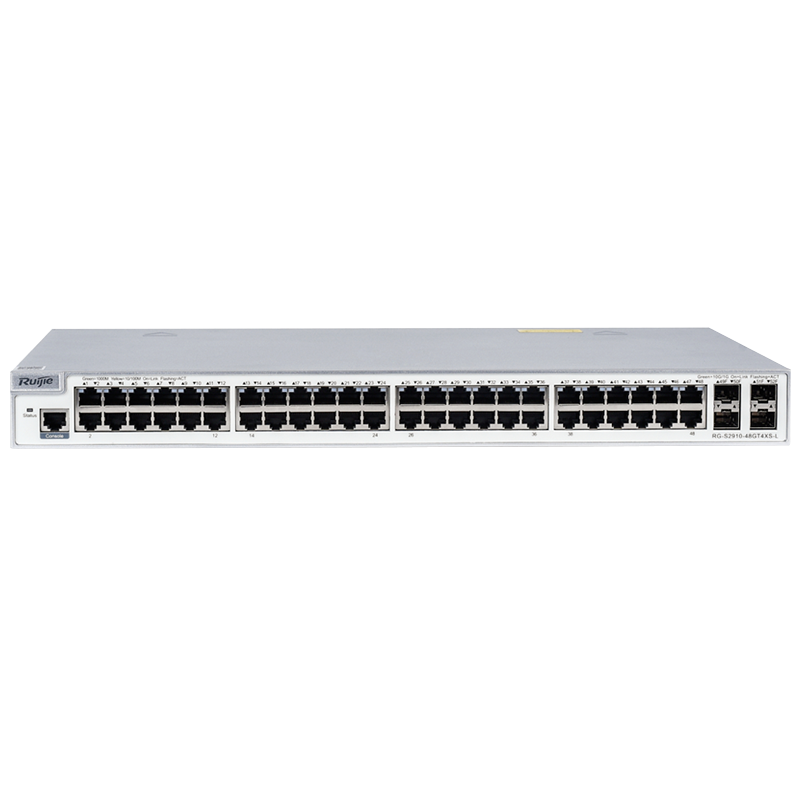 锐捷(Ruijie)24口千兆交换机 全光口 RG-S2910-24GT4SFP-L