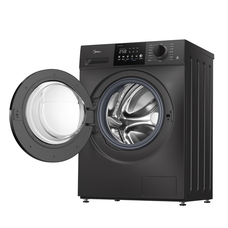美的(Midea)滚筒洗衣机巴氏除菌洗 羊毛羽绒服洗10公斤变频智能家电高温筒自洁 MG100CG2023T
