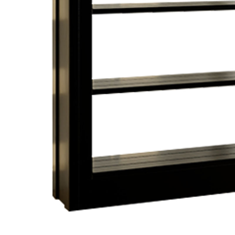 臻远ZY4072608 钢制书架资料架 单面6层一列三组黑色 2800*300*2000mm高清大图