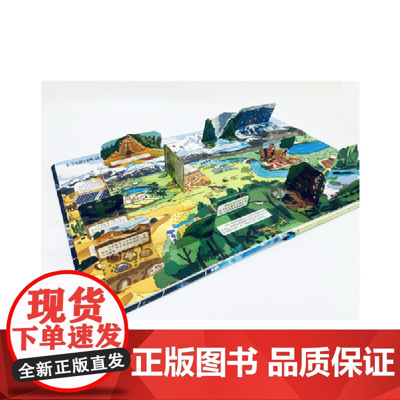 揭秘地球: 地球上的栖息地大揭秘:山川河流、海洋湖泊、森林荒漠!孩子超爱看的地球百科知识翻翻书!高清大图