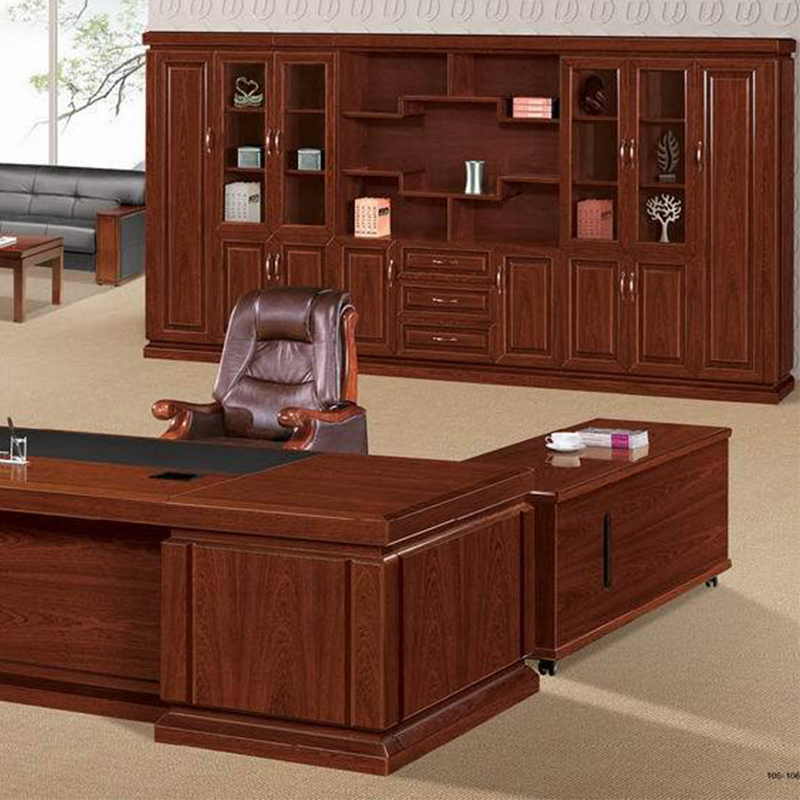 大央班台/办公桌B-3D321 3200W*1150D*780H 办公桌员工位单人办公桌组合简约现代办公室老板桌子高清大图