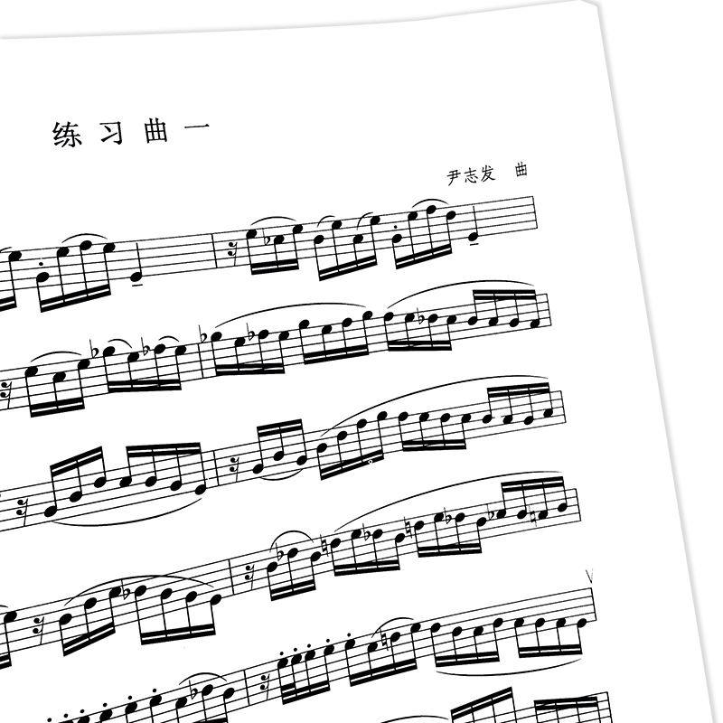 [正版]新编萨克斯管自修教程(2) 中国青年出版社 尹志发 尹升华 五线谱 训练古经典音乐器曲集选谱子 全新高清大图