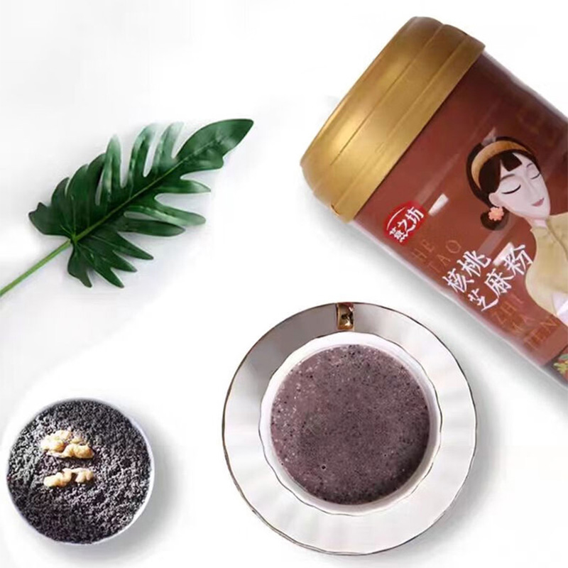 燕之坊芝麻粉口感顺滑香味浓郁精细研磨粉质细腻罐装定量款500g高清大图