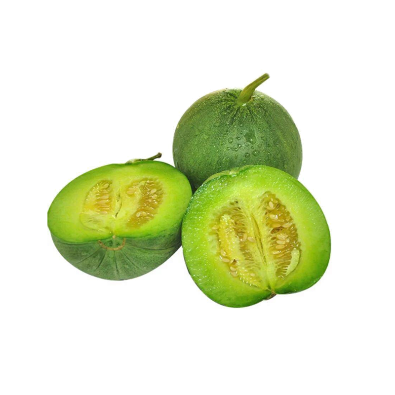 [熊猫鸟]新鲜绿宝甜瓜 净重2.5斤高清大图