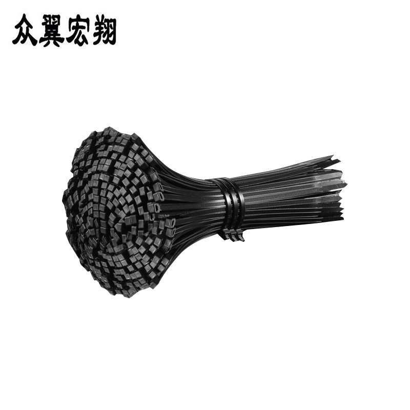 众翼宏翔 防寒扎带黑 5mm*300mm 100根/包高清大图