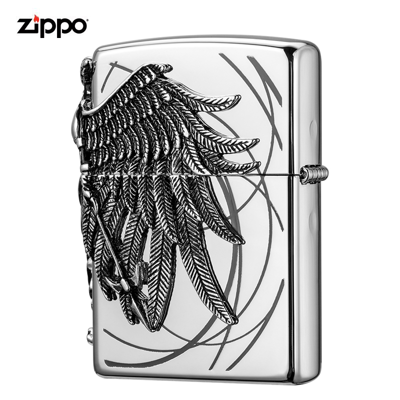 ZIPPO芝宝打火机美国原装ZIPPO之宝防风煤油打火机亚马逊女战士ZBT-1-36b