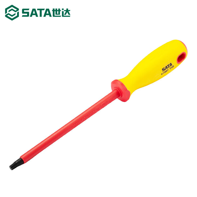 世达VDE绝缘花型螺丝批T27 61806高清大图