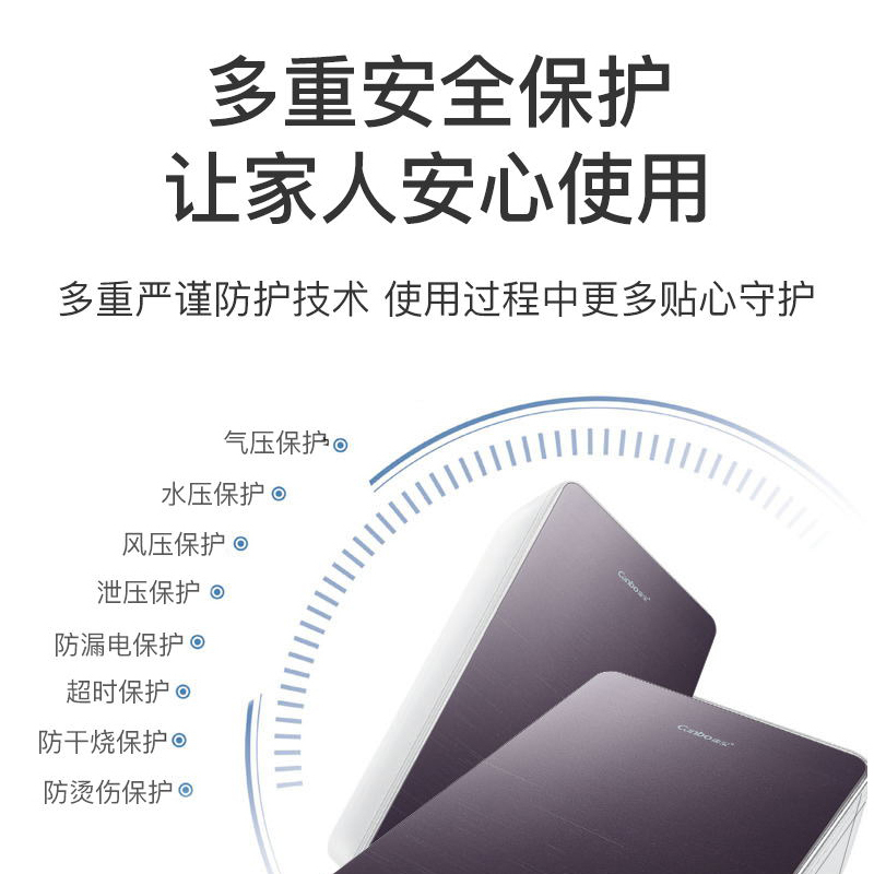 康宝(Canbo)16升燃气热水器 强排式智能恒温 天然气JSQ30-1637FX(12T)
