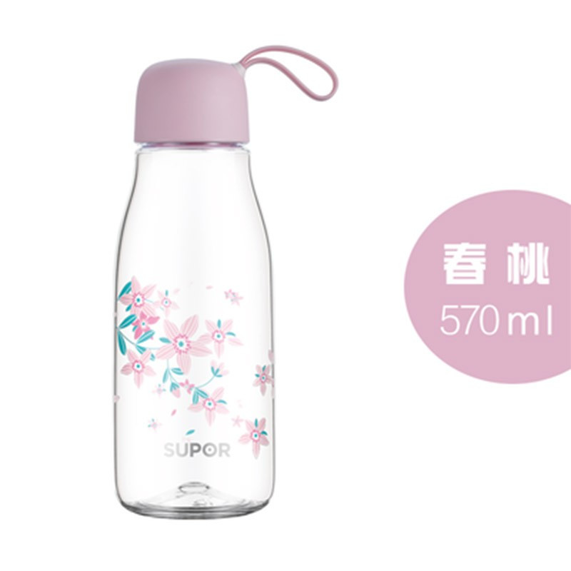 苏泊尔 (SUPOR) BB杯·YOUNG2 BB杯塑料杯子 570ML 仙人掌 KC57CE10电器小家电