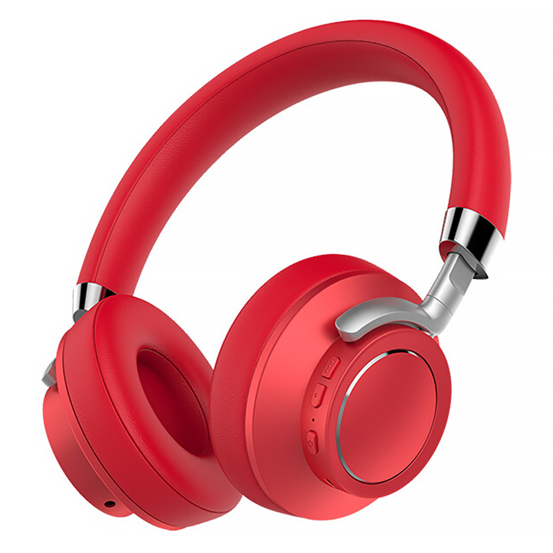 海威特(Havit)I18无线蓝牙耳机头戴式重低音降噪音乐通话3.5mm有线电脑安卓苹果手机耳麦 红色