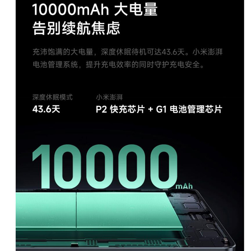 [全新]小米平板6S Pro 黑色 12GB+512GB WiFi 12.4英寸 第二代骁龙8芯 144Hz高刷 3分辨率 办公娱乐平板电脑 小米Pad 6S Pro 12.4高清大图