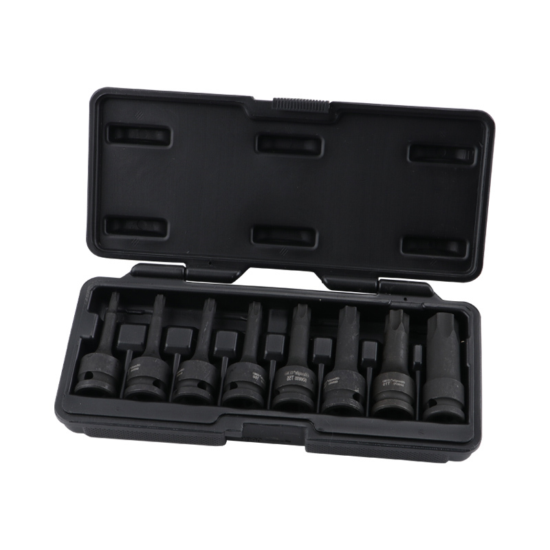 长鹿 8件气动连体旋具套筒组套(六花) T30、T40、T45、T50、T55、T60、T70、T90