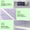 乐创(lecon) 药品阴凉柜冷藏柜单门展示柜恒温立式医用柜冷柜冰箱陈列柜GSP认证药品柜400L单门