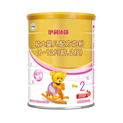 伊利沛能较大婴儿配方奶粉(6-12月龄,2段)900g罐