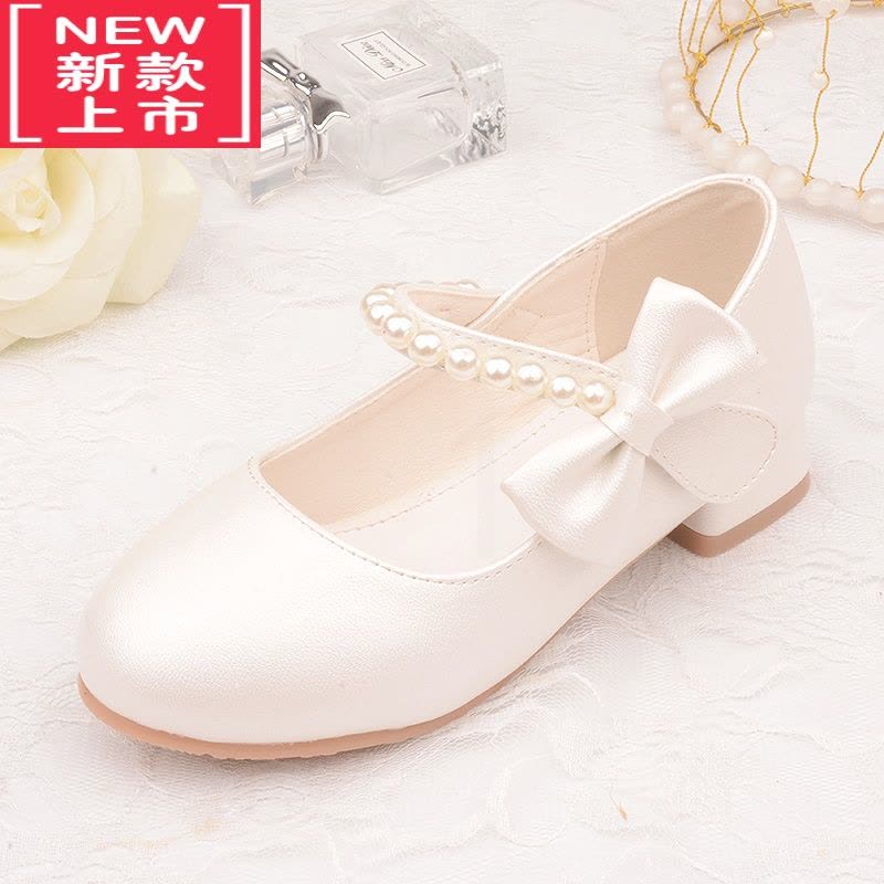 可莉允公主鞋女童春秋包头宝宝小皮鞋软儿童朗诵比赛小学生合唱演出鞋子运动休闲鞋图片
