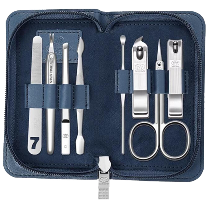777指甲刀套装八件套GNT-W010修甲工具(颜色随机)