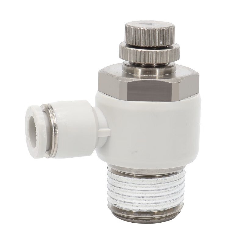 亚德客气动调速阀可调气管接头气缸节流阀aslpsl4 6 8-m50102 psl8