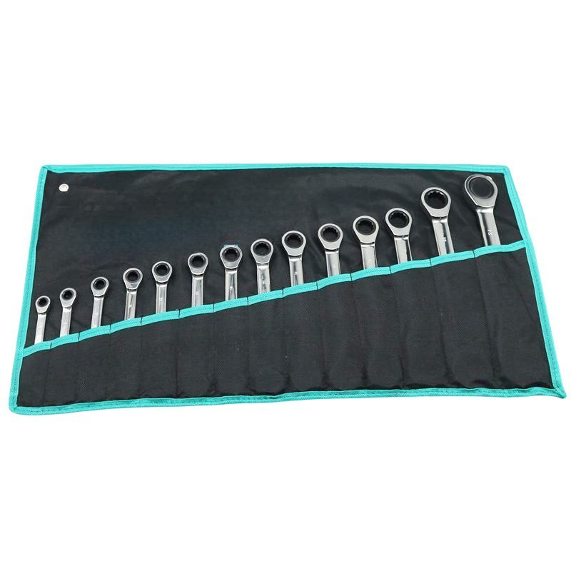 智铮朗月 棘轮快速两用扳手 14件(8-24) 套高清大图