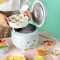 美的(Midea)电饭煲MB-FB16M161电饭锅家用1.6L多功能迷你小型煮饭锅不粘涂层上蒸下煮一键操作蒸煮饭