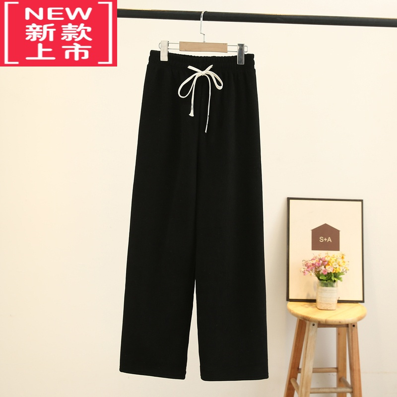 可莉允10-13-16岁女孩保暖裤外穿秋冬季中大童女装休闲裤百搭女童加绒裤