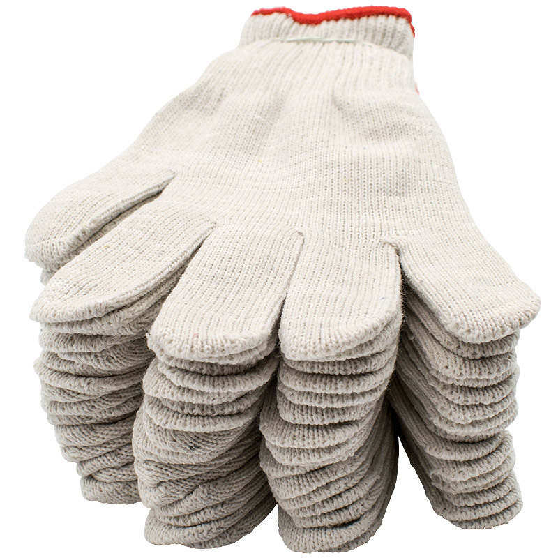 【苏宁自营】勒塔（LETA）棉纱手套保护手套劳防用品纱手套10付装 LT-PPE575