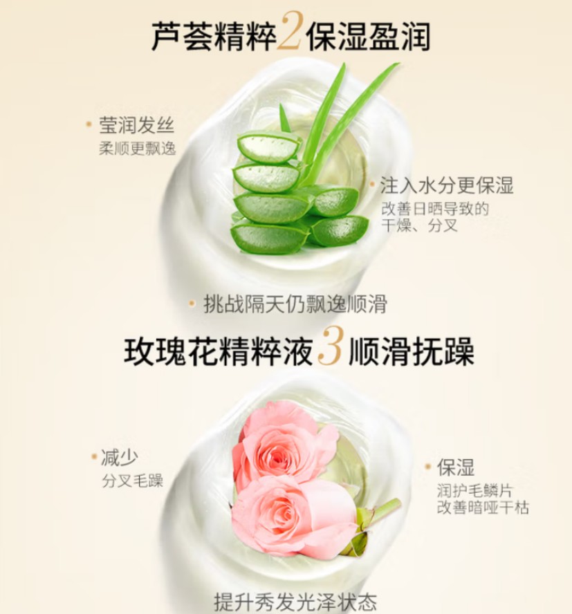 霸王 生姜柔顺蓬松保湿香氛护发素顺滑保湿 500g高清大图