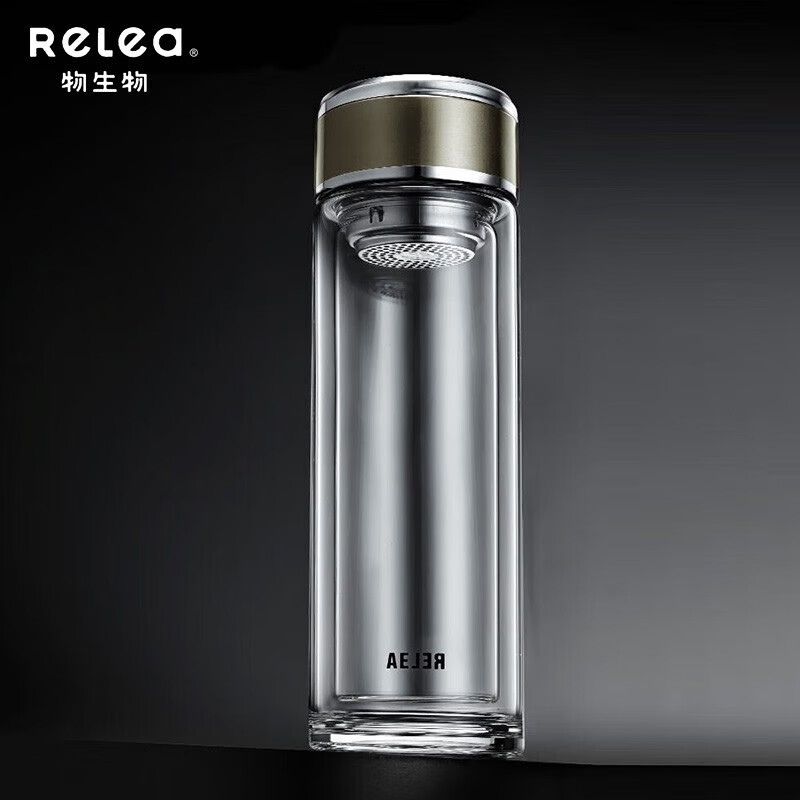 物生物茗爵玻璃杯320ML JV011919-0350-XB香槟金高清大图
