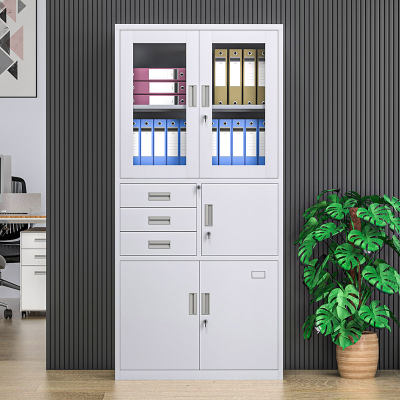 凯量 文件柜偏三保 850*390*1800 台高清大图