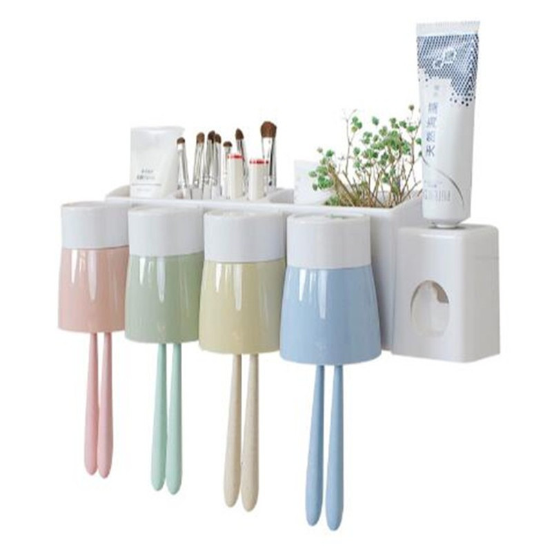 创意家居用品大全卫生间收纳置物的架子居家生活日用具放牙膏牙刷三维