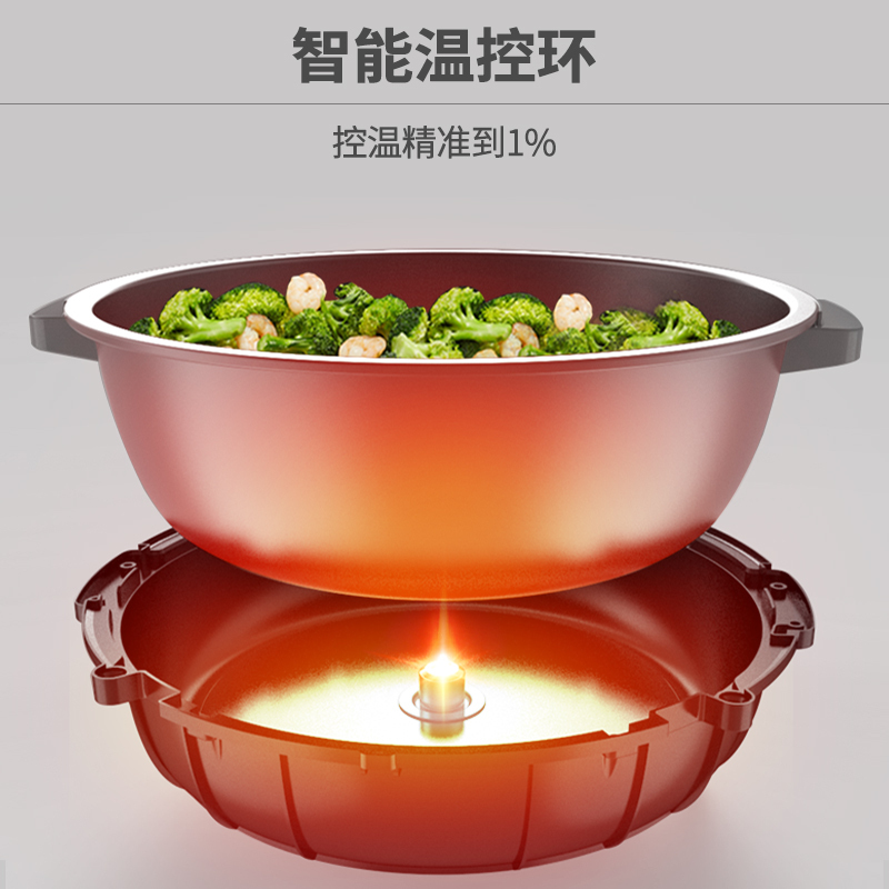 九阳(Joyoung) CJ-A8 智能IH炒菜机器人 多功能炒菜机 全自动电炒锅 黑色 3.5L